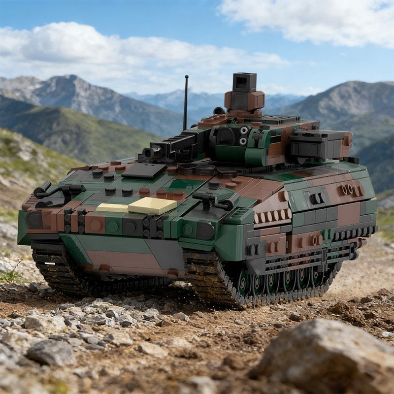 German IFV Puma Armored Infantry Fighting Vehicle MOC Kit | 1:35 Scale | LEGO-Compatible MOC - 6