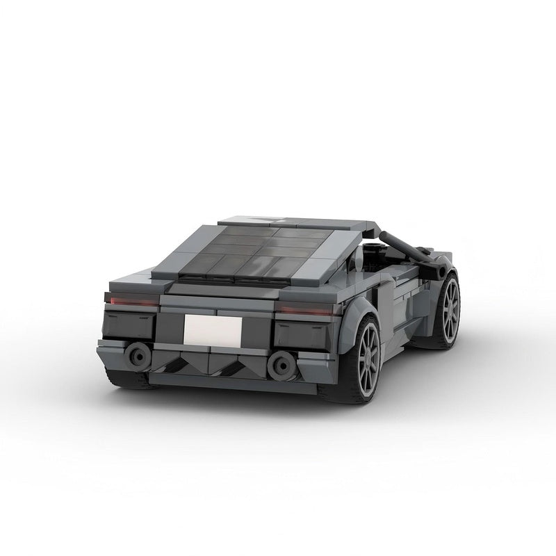 German V10 Super Sports Coupe Hypercar Building Kit | LEGO-Compatible MOC - 5