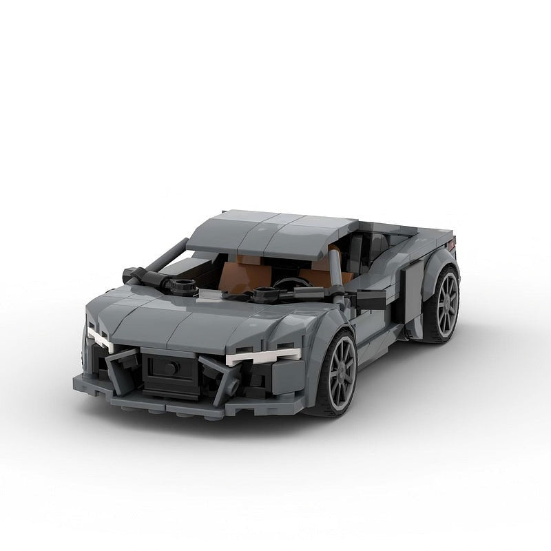 German V10 Super Sports Coupe Hypercar MOC Building Kit - 2