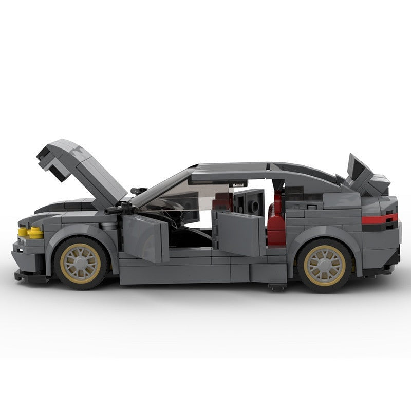 German V8 Sport Sedan MOC Vehicle Building Kit | Performance Car Design - 4