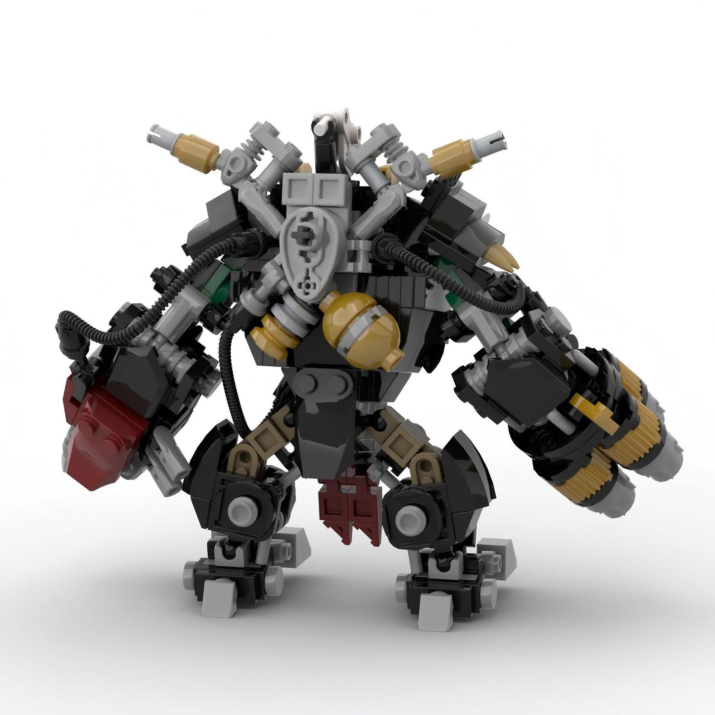 ghazghull mag uruk thraka mech building set | warhammer 40k | moc-176605 - 3
