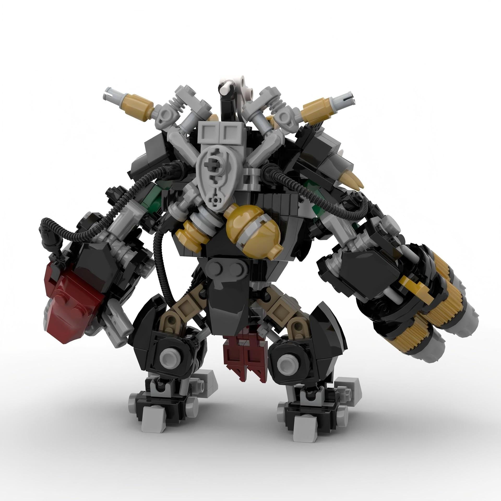 ghazghull mag uruk thraka mech building set | warhammer 40k | moc-176605 - 3