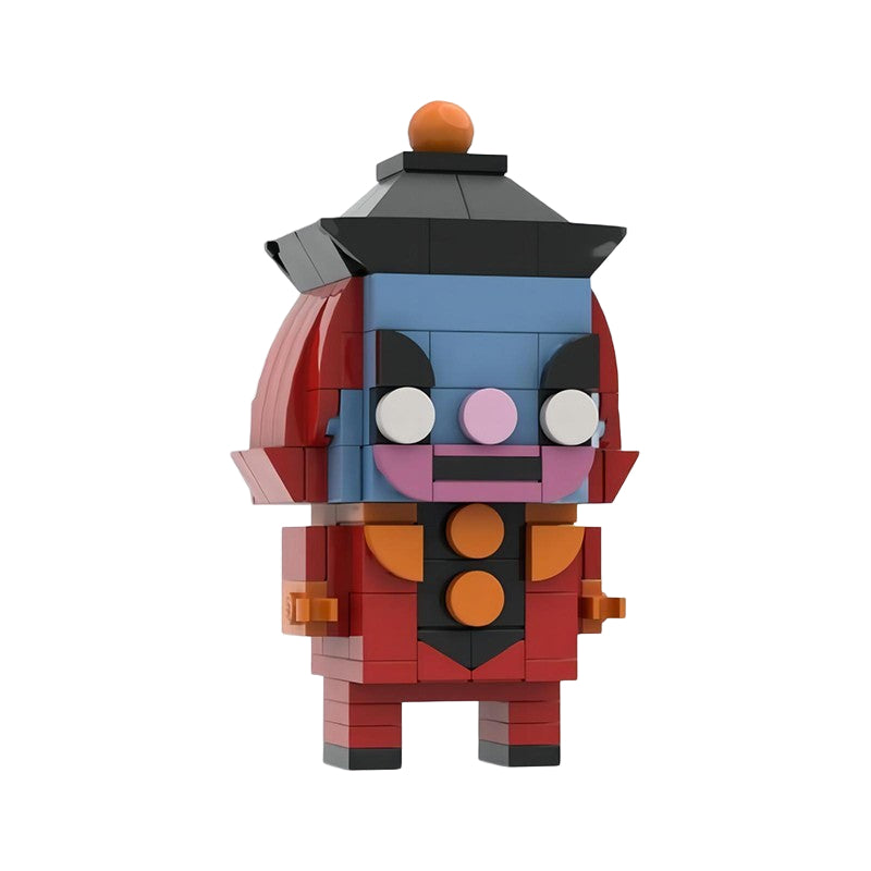 ghost clown brickheadz building set | scooby doo moc - 3