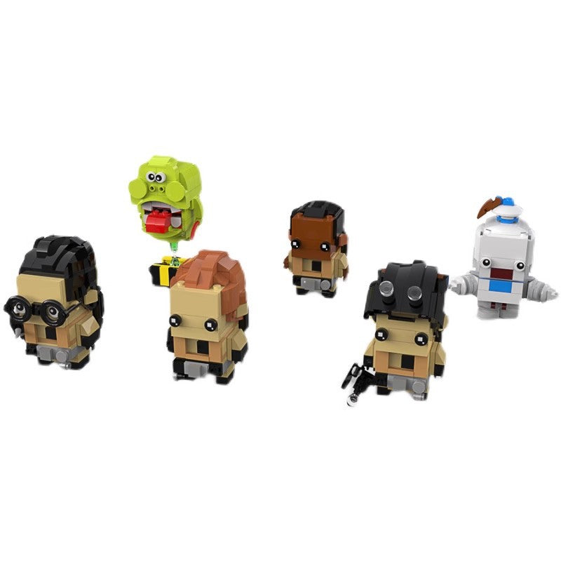 ghostbusters brickheadz set | lego-compatible movie figures - 2