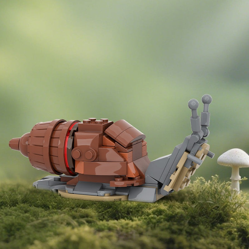 Giant African Snail MOC Building Kit | Realistic Snail Model - 2