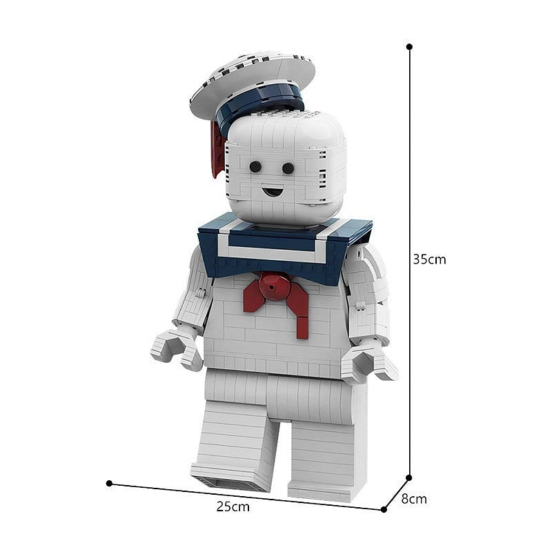 Giant Marshmallow Monster MOC Creature Building Kit - 2