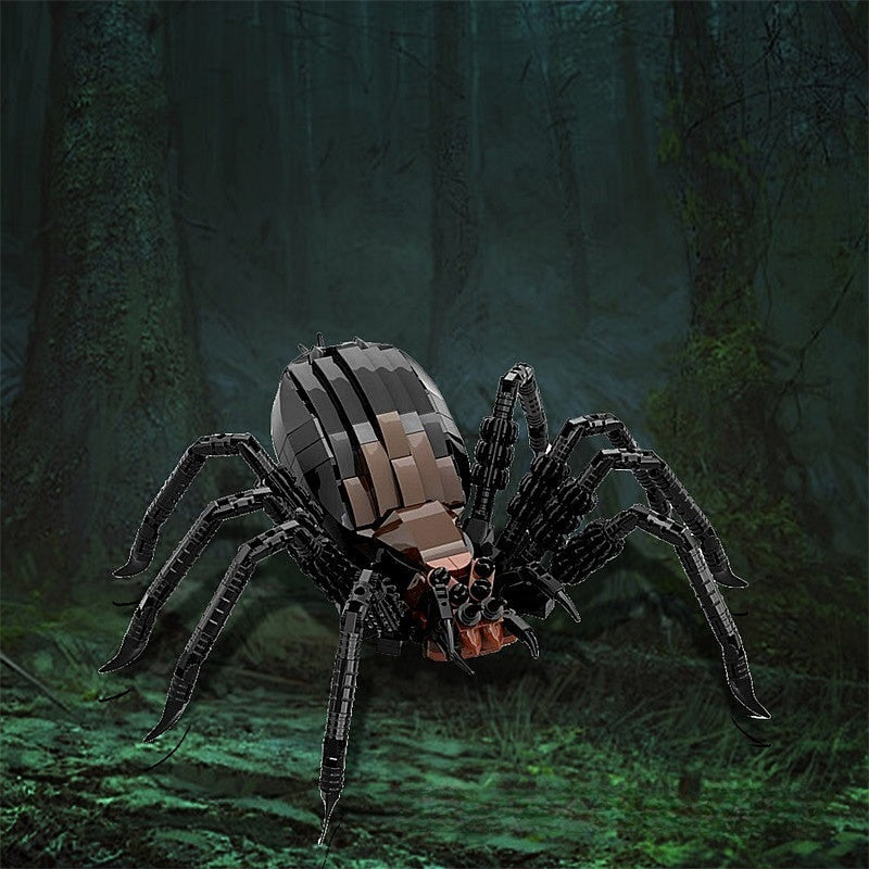 Giant Shadow Spider MOC Monster Model Building Kit | Dark Fantasy Lair - 2