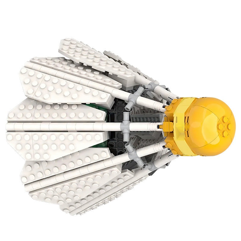 Giant Shuttlecock MOC Building Kit | Sports Sculpture Display Model - 3