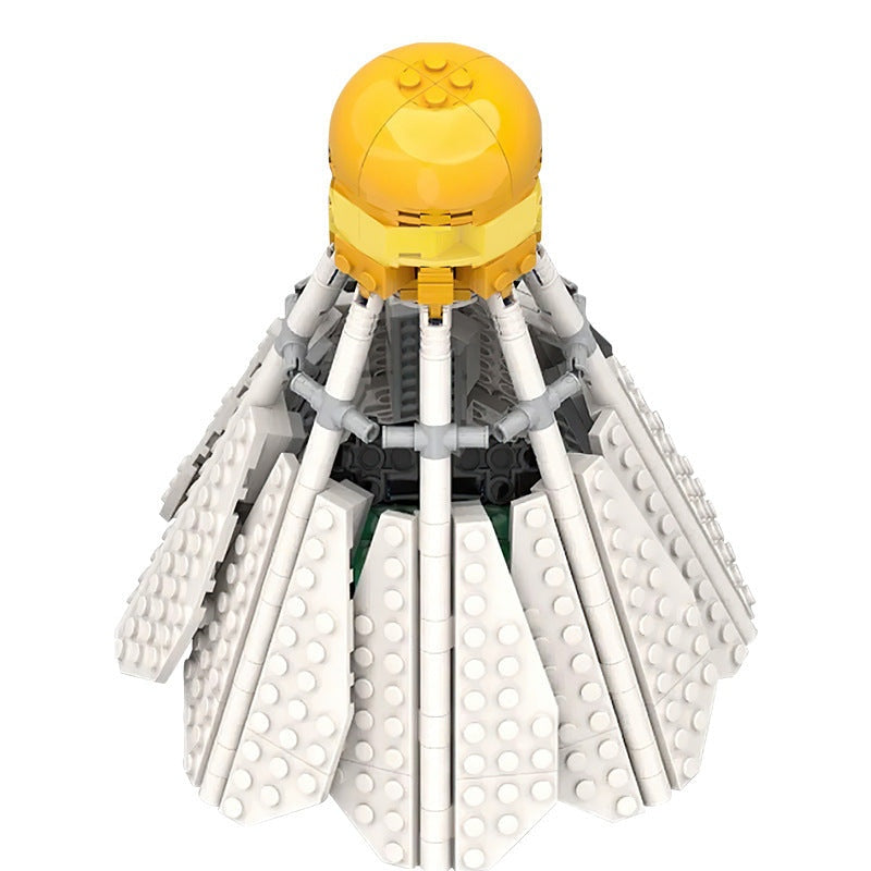 Giant Shuttlecock MOC Building Kit | Sports Sculpture Display Model - 5