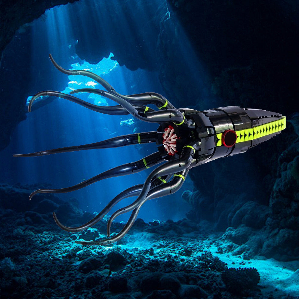Giant Squid Building Kit | LEGO-Compatible MOC - 2