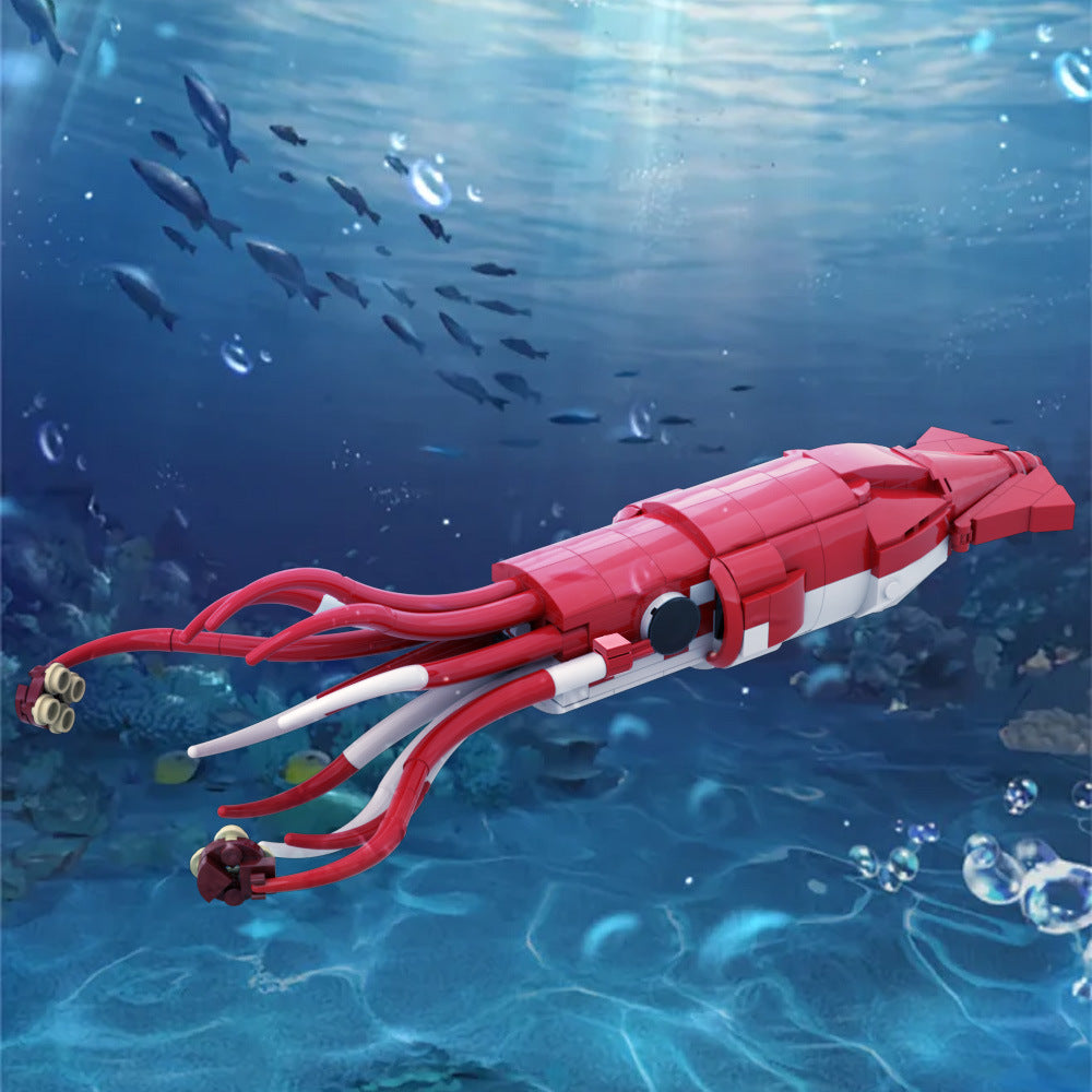 giant squid building kits | architeuthis dux | moc-222644 - 2