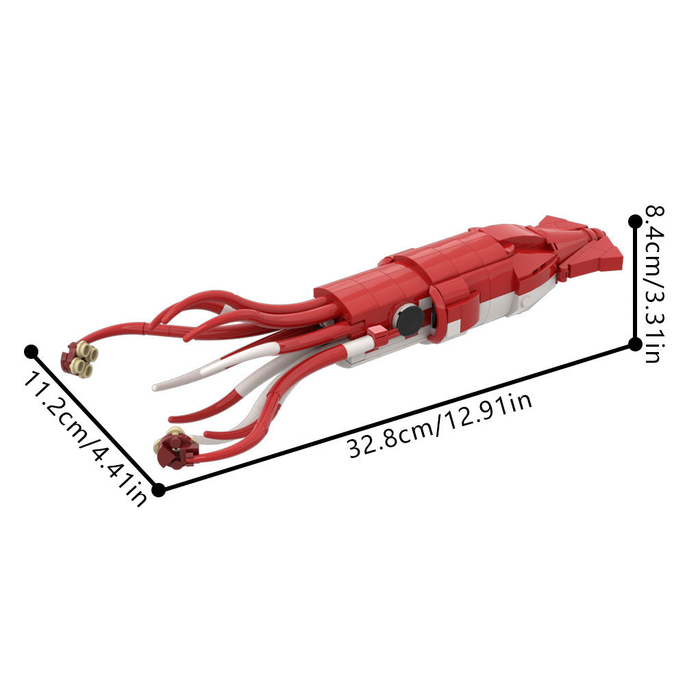 giant squid building kits | architeuthis dux | moc-222644 - 4