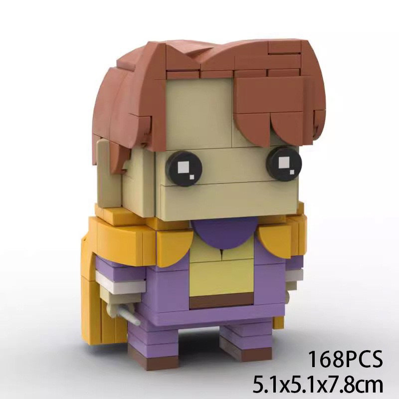 gilderoy lockhart moc brickheadz set | harry potter | compatible with lego - 1