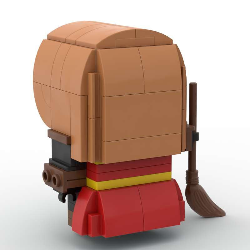 ginny weasley quidditch moc brick set | harry potter | compatible with lego - 3