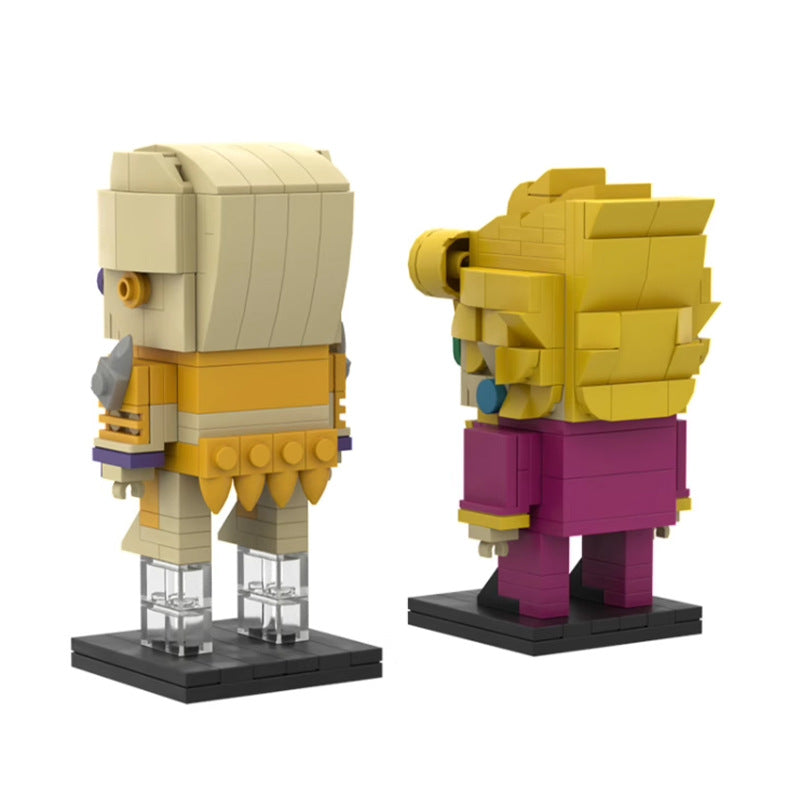 giorno giovanna brickheadz set | jojo’s bizarre adventure | lego compatible - 4