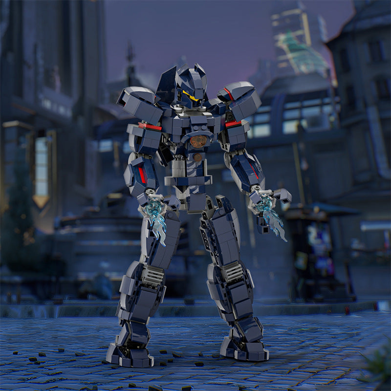 gipsy avenger building set | pacific rim | lego compatible - 1