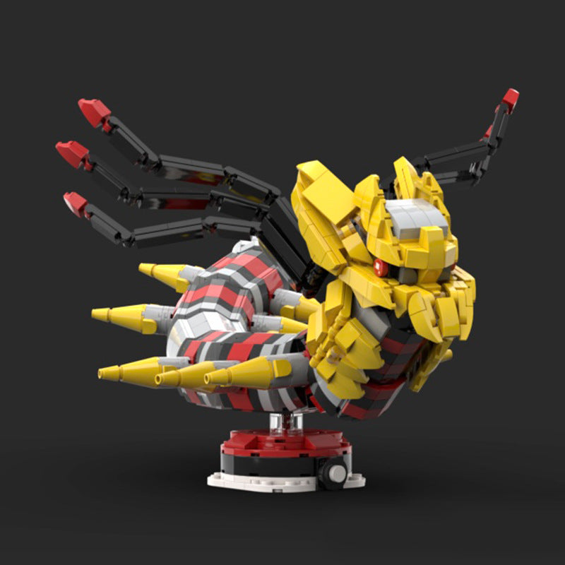 giratina origin form brickheadz building set | pokèmon | moc-112439 - 2