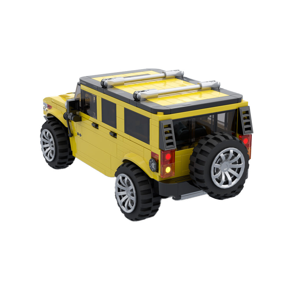 gmc hummer h2 building set | moc-97615 - 2