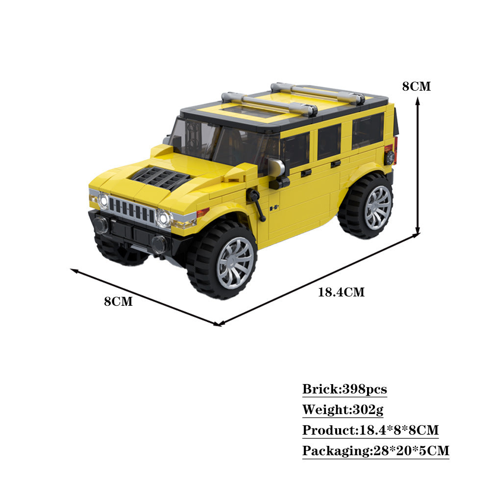 gmc hummer h2 building set | moc-97615 - 3