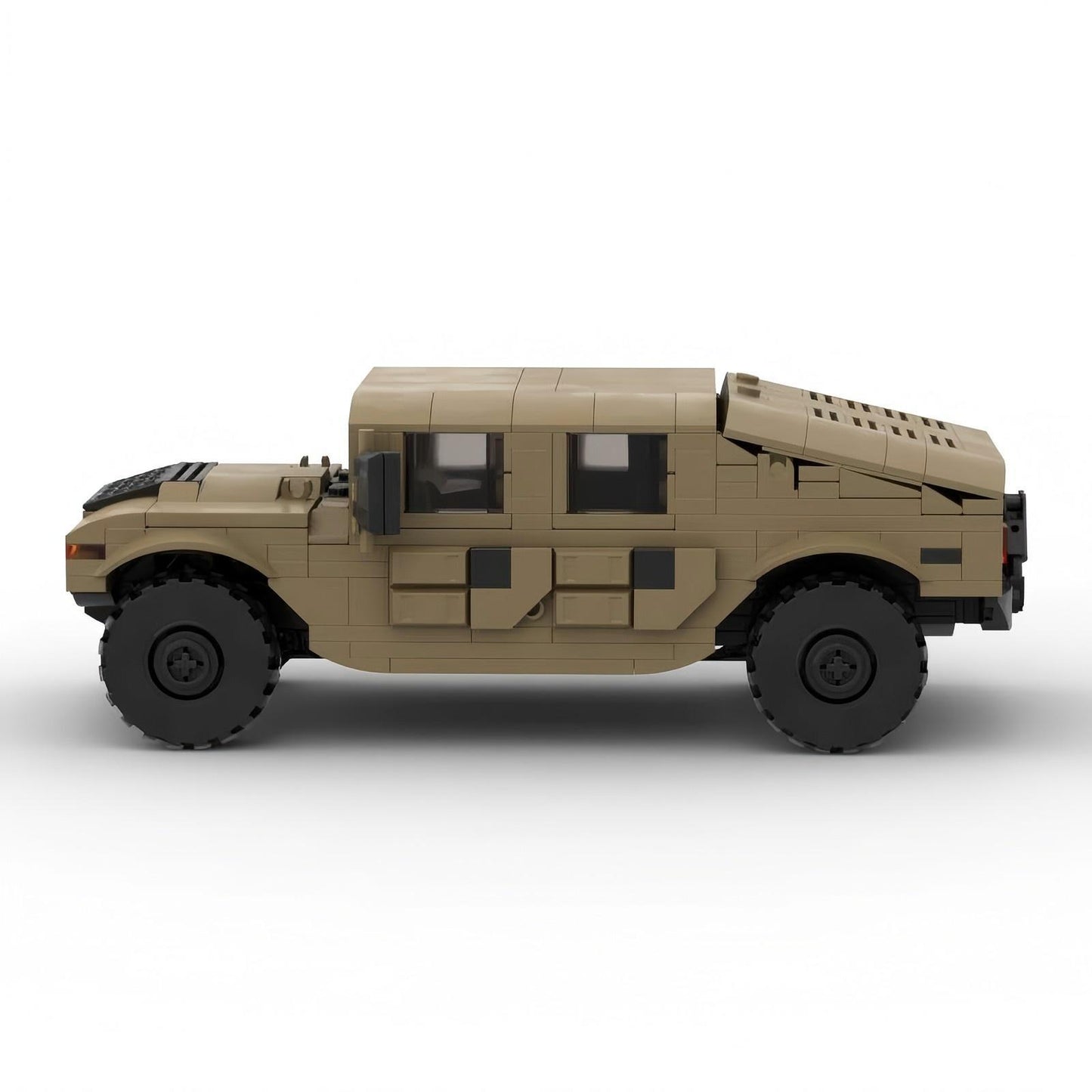 gmc hummer humvee h1 building set | moc-127299 - 4