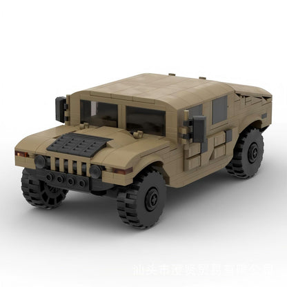 gmc hummer humvee h1 building set | moc-127299 - 5