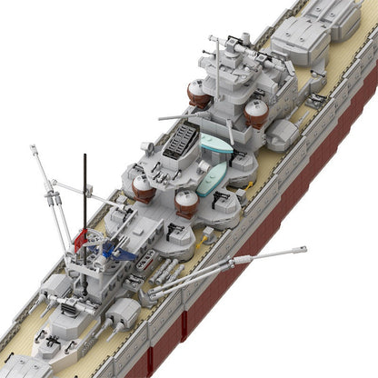 Gneisenau Battleship MOC Building Kit | Historic Warship Model - 10