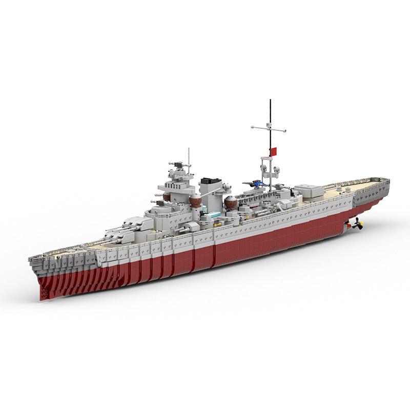 Gneisenau Battleship of the Kriegsmarine Building Kit | LEGO-Compatible MOC - 1