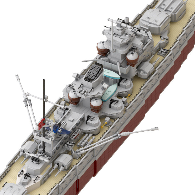 Gneisenau Battleship of the Kriegsmarine Building Kit | LEGO-Compatible MOC - 10
