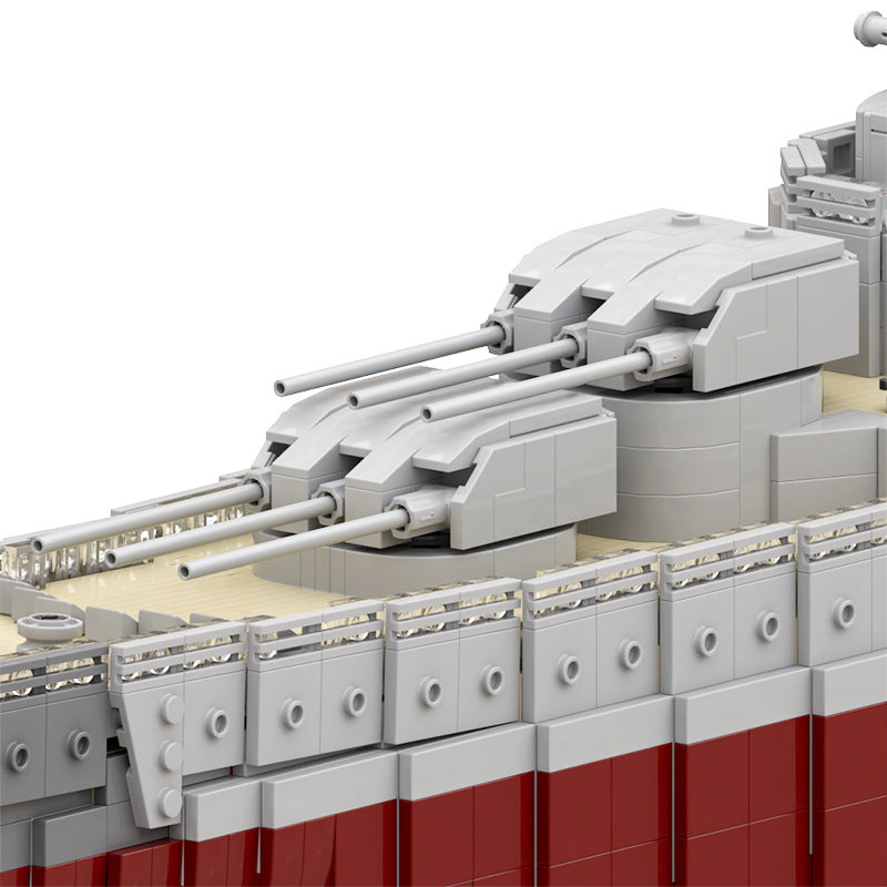 Gneisenau Battleship of the Kriegsmarine Building Kit | LEGO-Compatible MOC - 3
