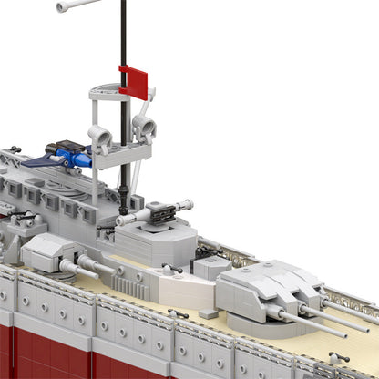 Gneisenau Battleship of the Kriegsmarine Building Kit | LEGO-Compatible MOC - 4
