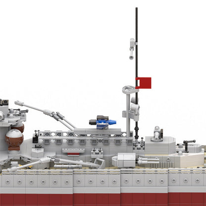 Gneisenau Battleship of the Kriegsmarine Building Kit | LEGO-Compatible MOC - 5