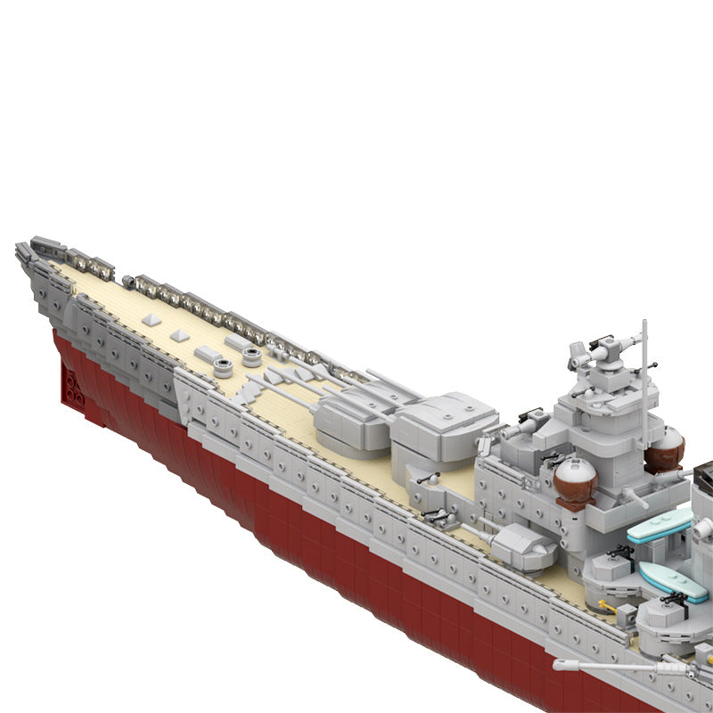 Gneisenau Battleship of the Kriegsmarine Building Kit | LEGO-Compatible MOC - 6