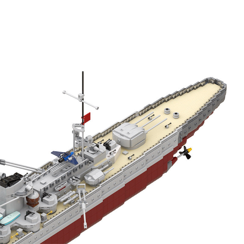 Gneisenau Battleship of the Kriegsmarine Building Kit | LEGO-Compatible MOC - 7