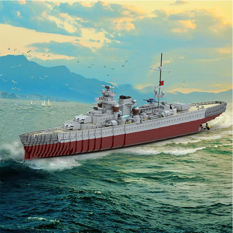 Gneisenau Battleship of the Kriegsmarine Building Kit | LEGO-Compatible MOC - 9