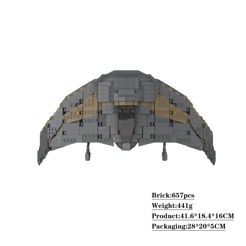 goa'uld death glider building set | stargate sg-1 | moc-126538 - 4