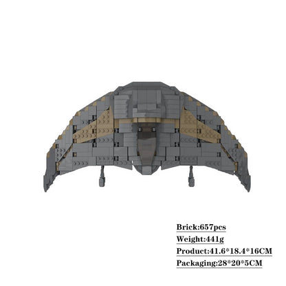 goa'uld death glider building set | stargate sg-1 | moc-126538 - 4