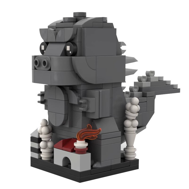 godzilla brickheadz building set | moc-47004 - 1