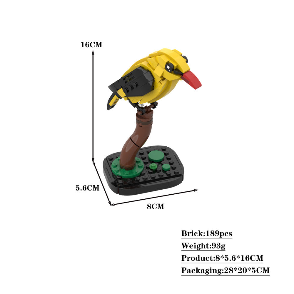 Golden Oriole Building Kit | LEGO-Compatible MOC - 4