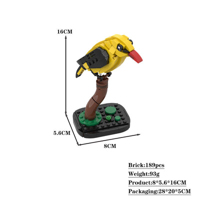 Golden Oriole Building Kit | LEGO-Compatible MOC - 4