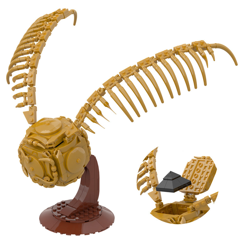 golden snitch moc building set | harry potter | gobricks - 2