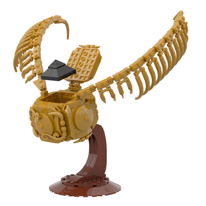 golden snitch moc building set | harry potter | gobricks - 3