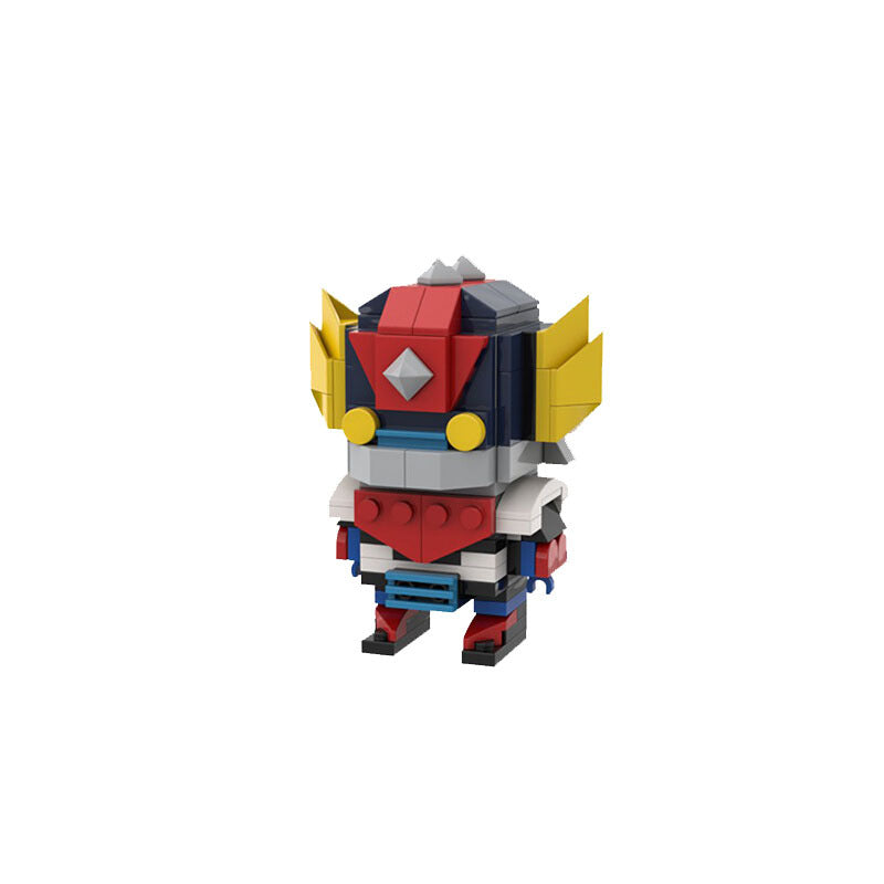 goldrake grendizer brickheadz building set | mazinger | moc-39245 - 1