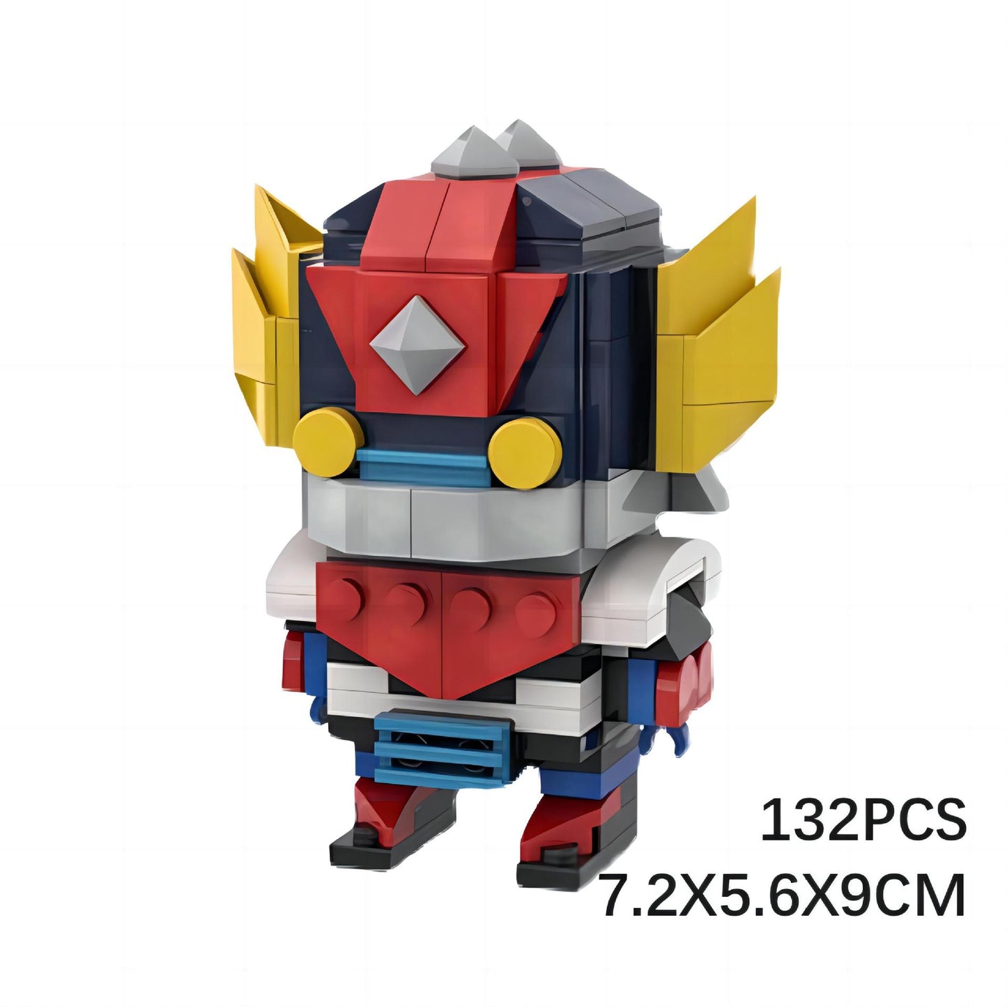 goldrake grendizer brickheadz building set | mazinger | moc-39245 - 4