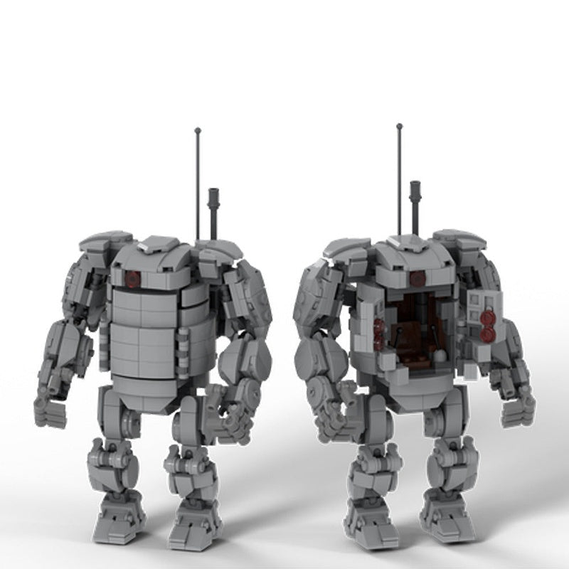 Golem Hardsuit Mk2 MOC Building Kit | Armored Mecha Robot Figure Model - 3