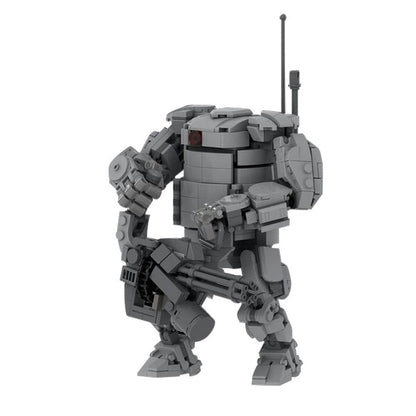 Golem Hardsuit Mk2 MOC Building Kit | Armored Mecha Robot Figure Model - 5