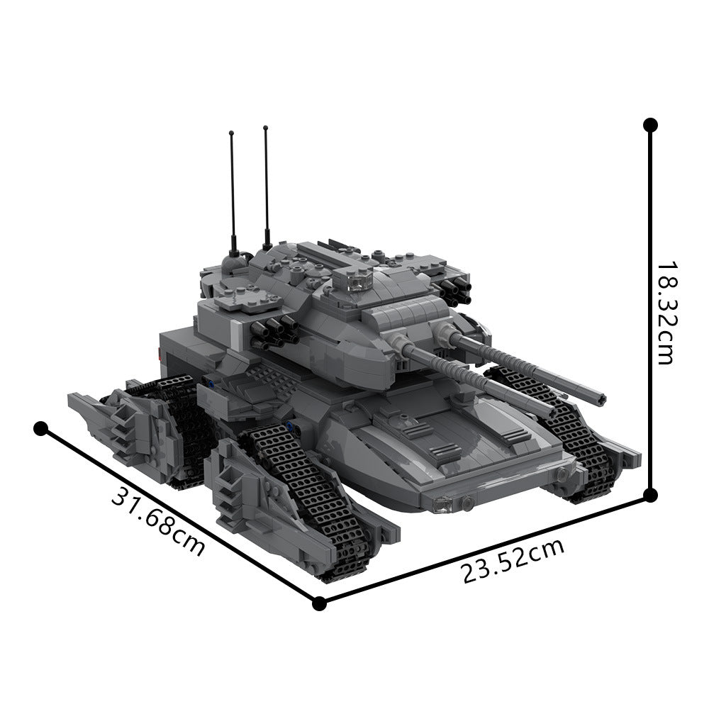 goliath futuristic tank building set | moc-215027 - 4