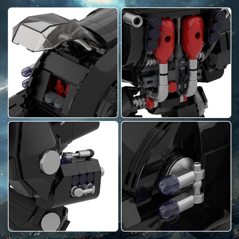 Goliath Mech MOC Building Kit | Heavy Combat Robot Figure Model - 6