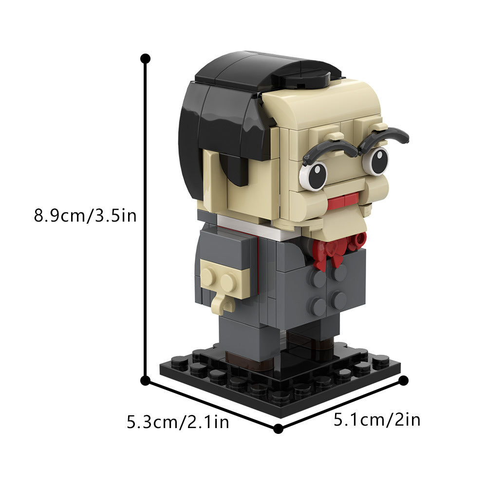 goosebumps brickheadz building set | lego compatible - 4