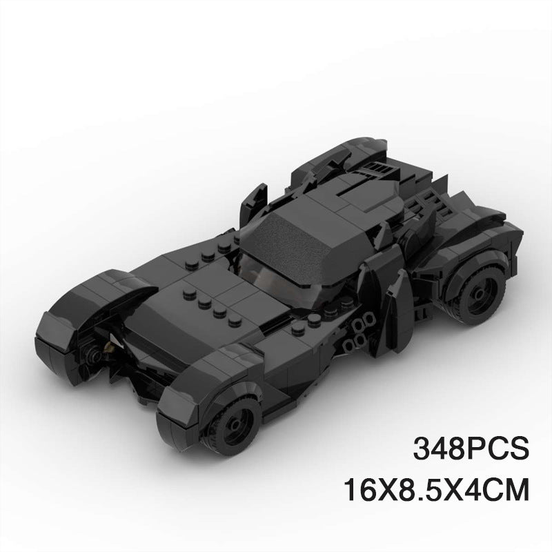 gotham knights batmobile building set | moc-149857 - 6