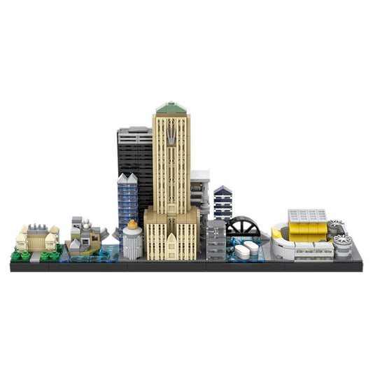 gotham skyline building set | the dark knight trilogy | moc-40716 - 1